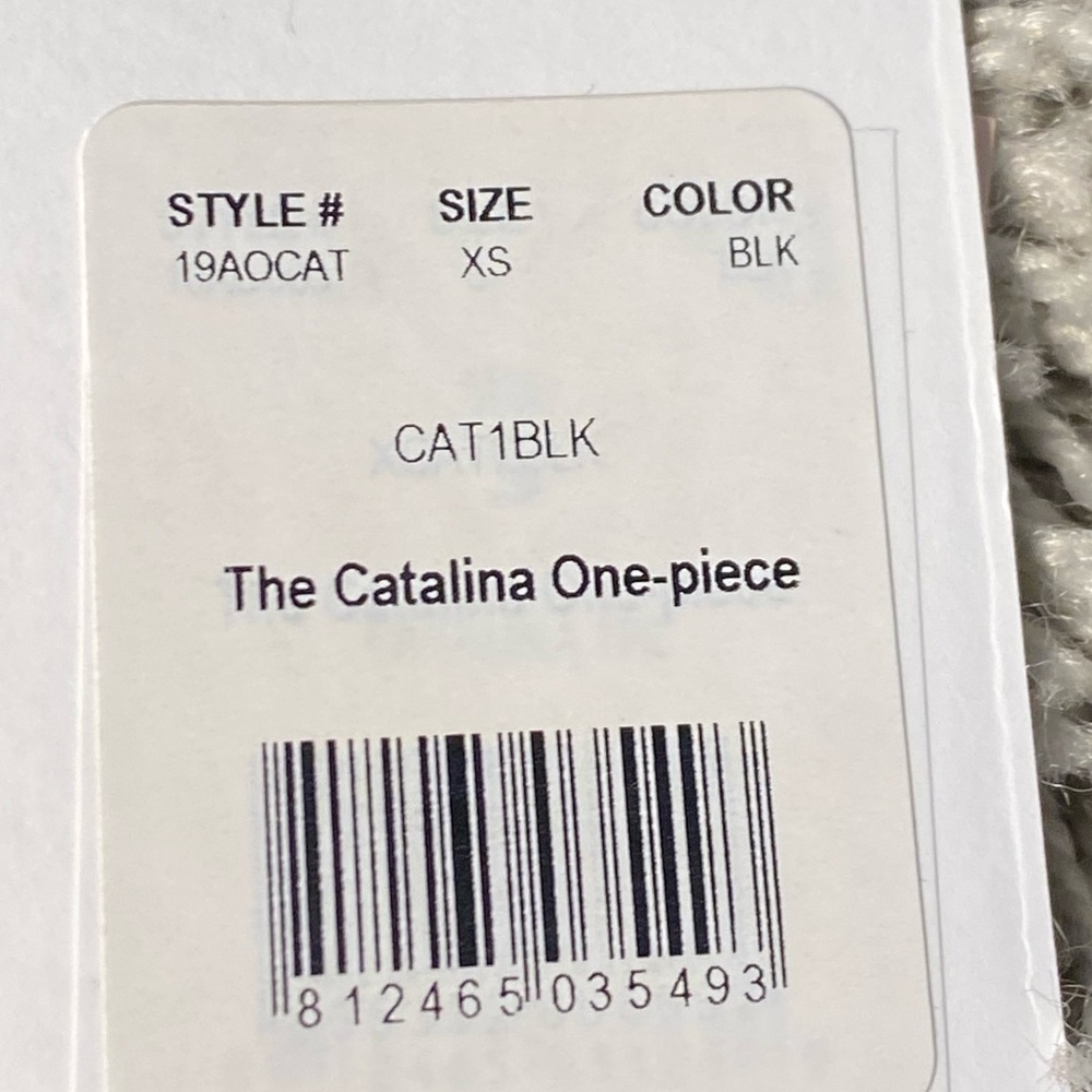 NWT Andie Swimwear The Catalina One Piece Classic Black Womens Size XS New - Picture 6 of 9